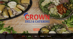 Desktop Screenshot of crowndeliandcatering.com